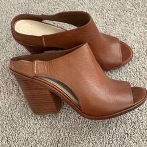 Cole Haan Leather Slide Heels Size 9